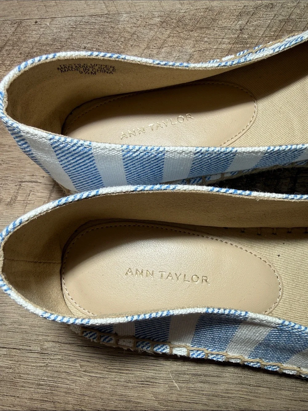 Ann Taylor Weekend Espadrille Slide